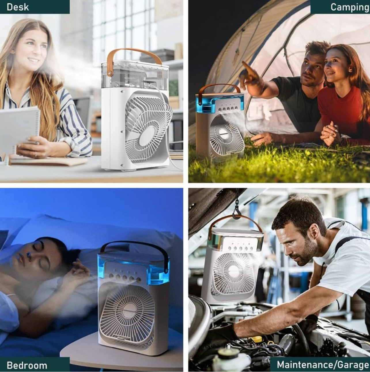 3-in-1 Cooling Fan Mini AC Instant Cool Anywhere”