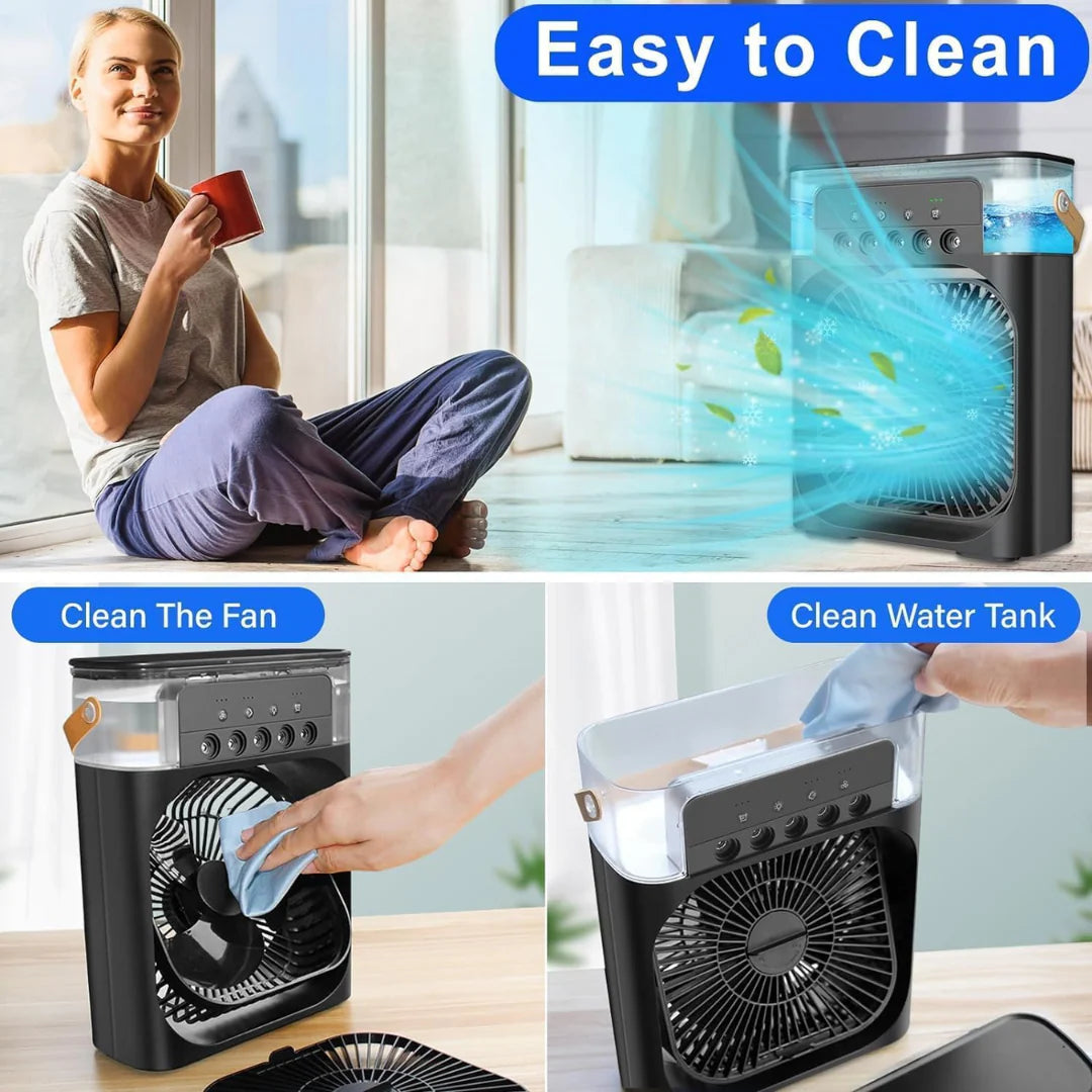 3-in-1 Cooling Fan Mini AC Instant Cool Anywhere”
