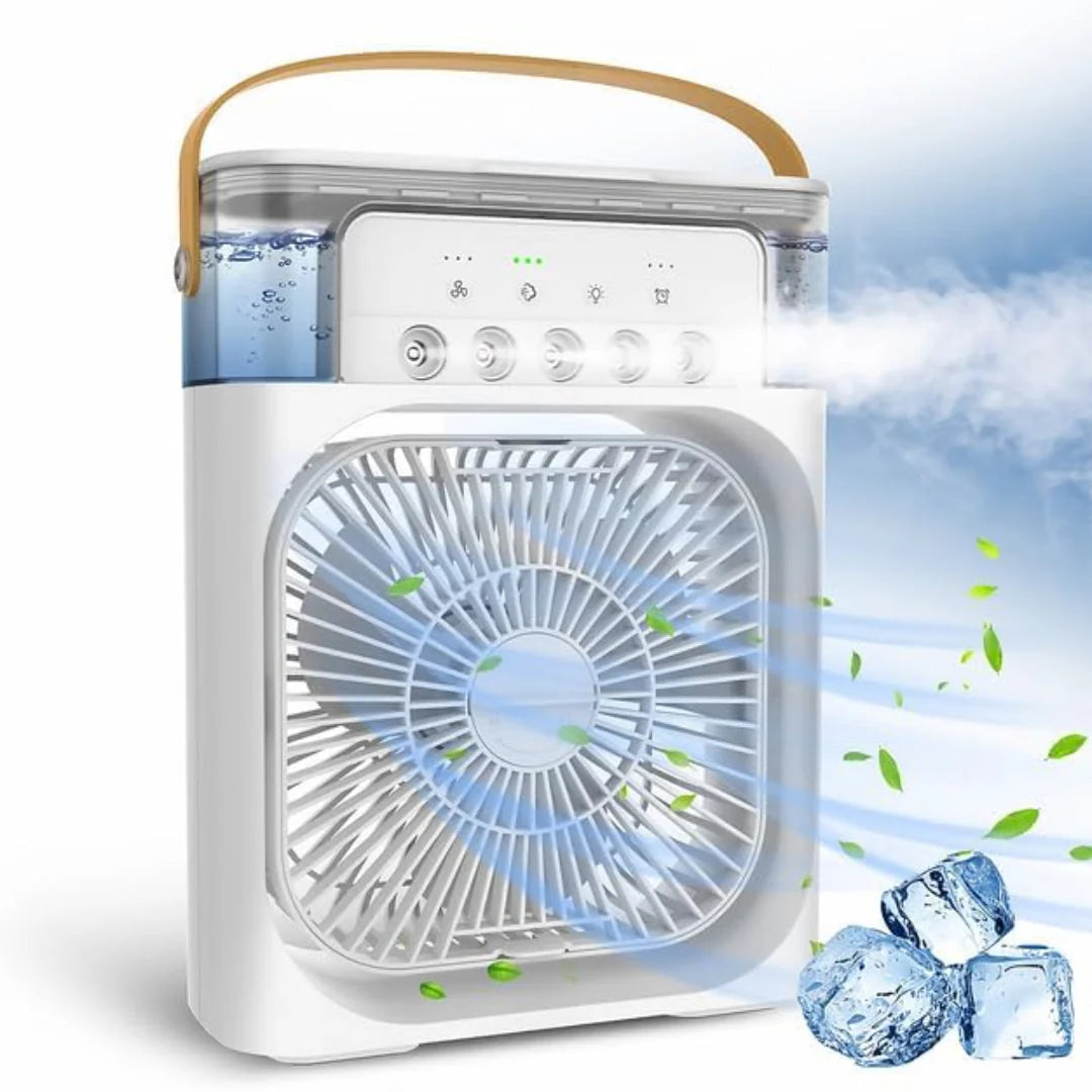 3-in-1 Cooling Fan Mini AC Instant Cool Anywhere”