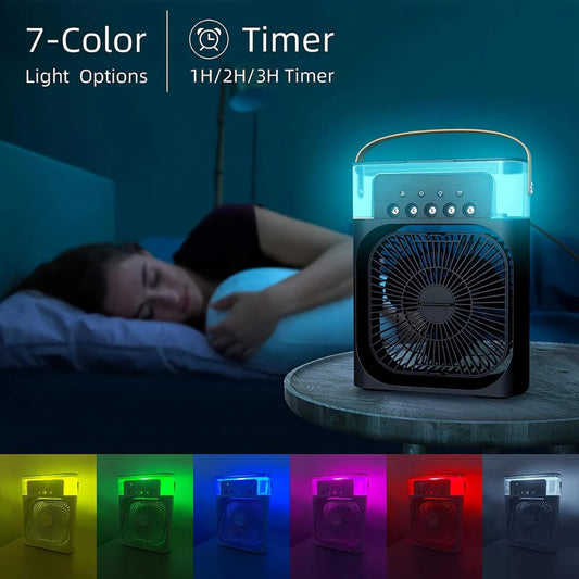 3-in-1 Cooling Fan Mini AC Instant Cool Anywhere”